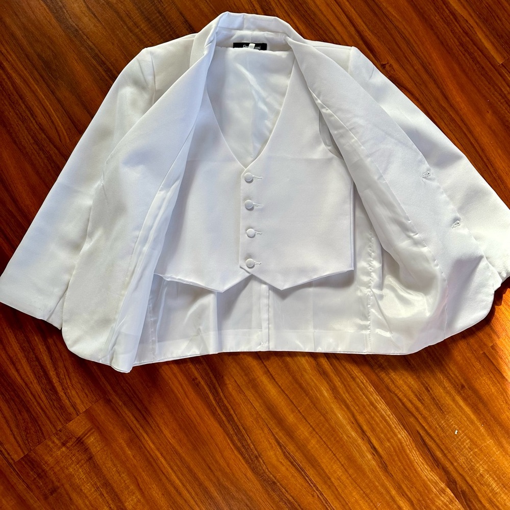 Boy’s White Blazer size 12 - Picture 2 of 5